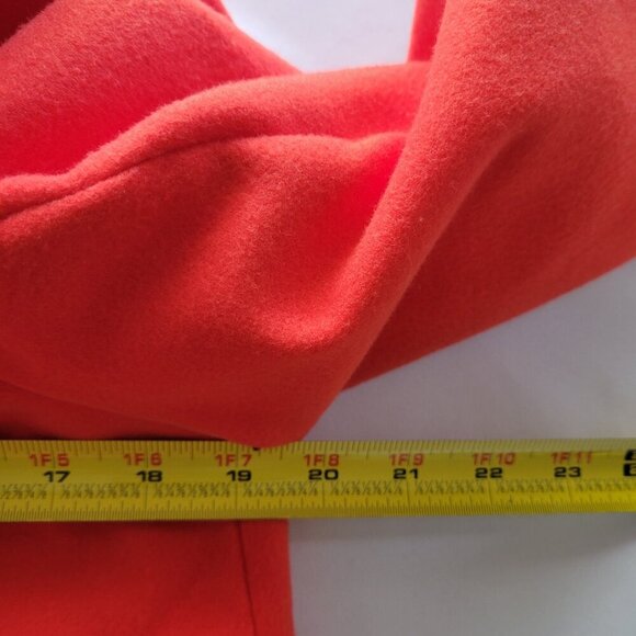 H&M Women's Hooded Red/Orange Short Women’s Zip Up Jacket – Size US 10 - Picture 15 of 16